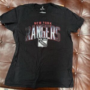 New York Rangers Black Tee